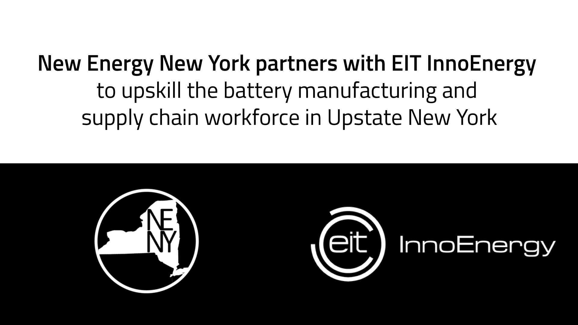 New Energy New York partners with EIT InnoEnergy to upskill the battery manufacturing and supply chain workforce in Upstate New York